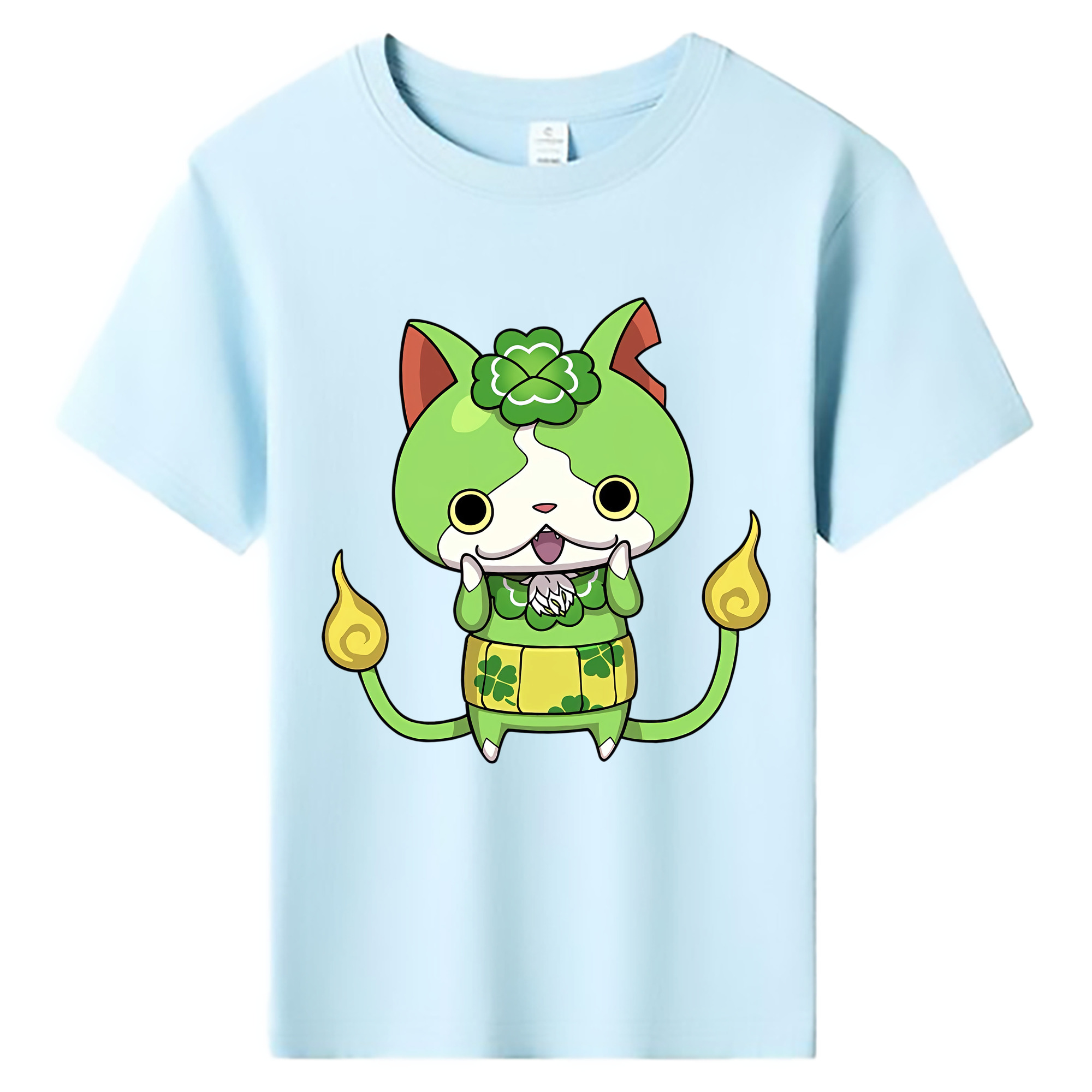 （画像用） 妖怪ウォッチ Yo-kai Watch 綿100％キッズTシャツ（フロントプリント）